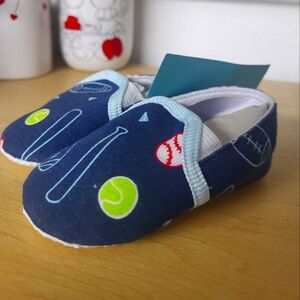 Cutie Pie Sports Themed Infant Slip On 3-6m